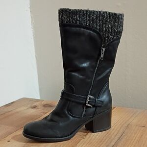 Baretraps Weslin Black Mid Shaft Boots Size 11M